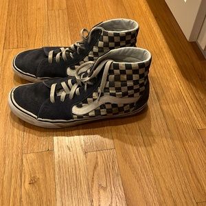 Blue Suede Hightop Vans